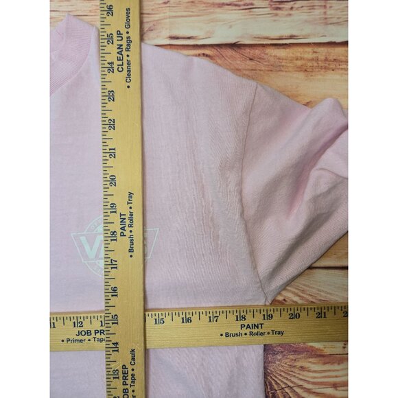 Vans "Off The Wall" Streetwear Pink Long Sleeve T-Shirt Medium - Picture 6 of 6